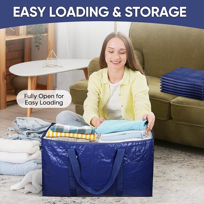 TICONN 8 Pack Extra Large Moving Bags Heavy Duty - Image 7