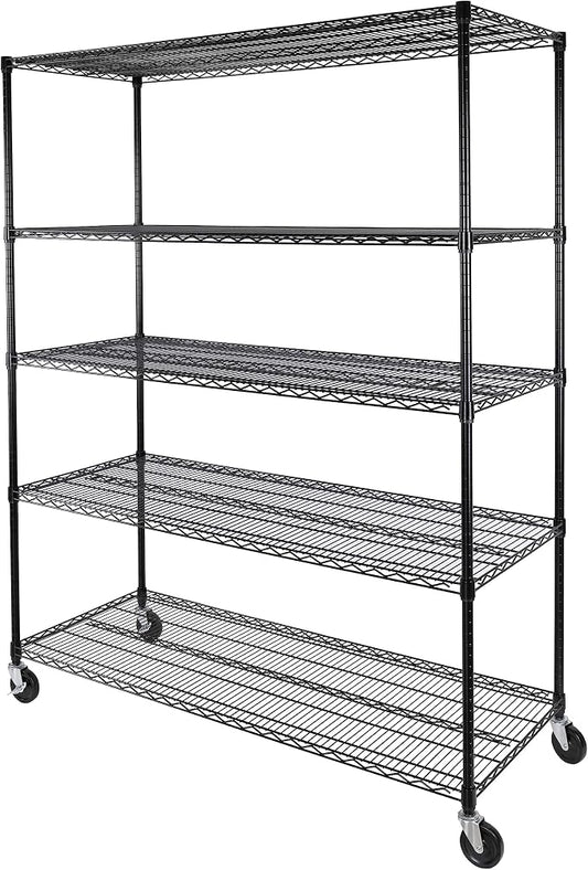 Seville Classics UltraDurable Heavy Duty NSF Solid Steel Wire Rack Storage Unit by SevilleClassics