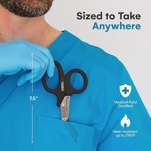 Madison Supply Medical Scissors, EMT and Trauma Shears - Image 3