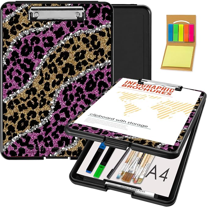 Clipboard with Storage, Office Supplies Nursing Clipboards Folder with Pen by CAPAUNVDA