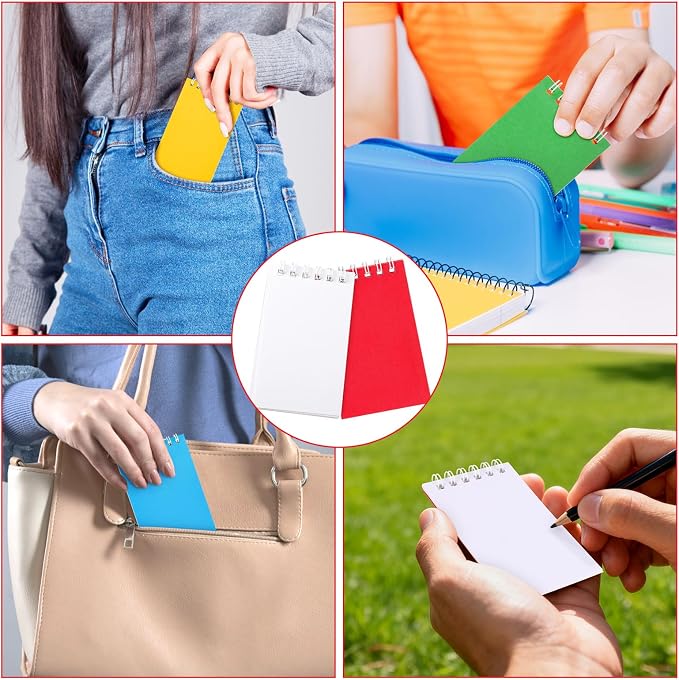 Hooqict 24 Pack Pocket Notebook Small Spiral Notepad Pocket Notepads Mini - Image 7