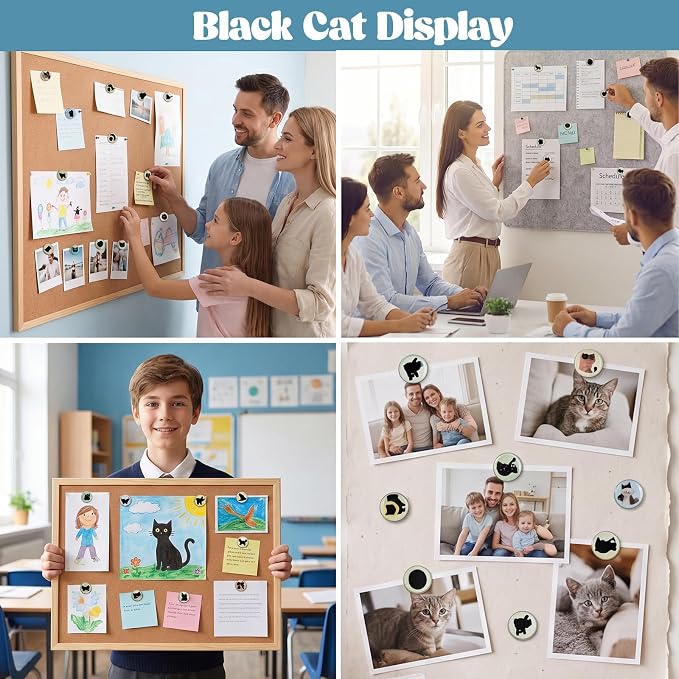 BESARME 30 Pcs Cute Push Pins for Bulletin Board, Wall Desk Accessories - Image 5