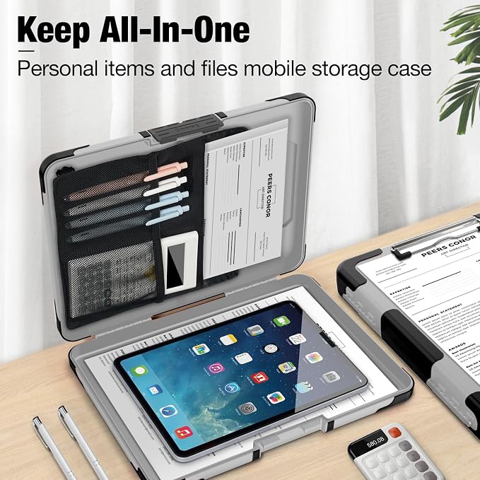 Sooez Toughest Clipboard with Storage, Internal Pen Pouch Included, Letter/ A4 - Image 4