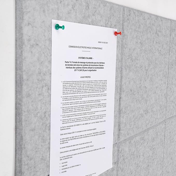 Large Cork Board Alternative 36" X 24" Bulletin Board - Image 2