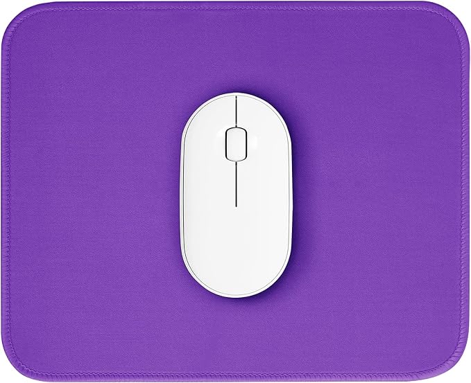 Purple Mouse Pad, Nice and Cute Mouse Pad, Splash-Proof Textured 10.2 x 8.2Inch by ZYAOTWQZ