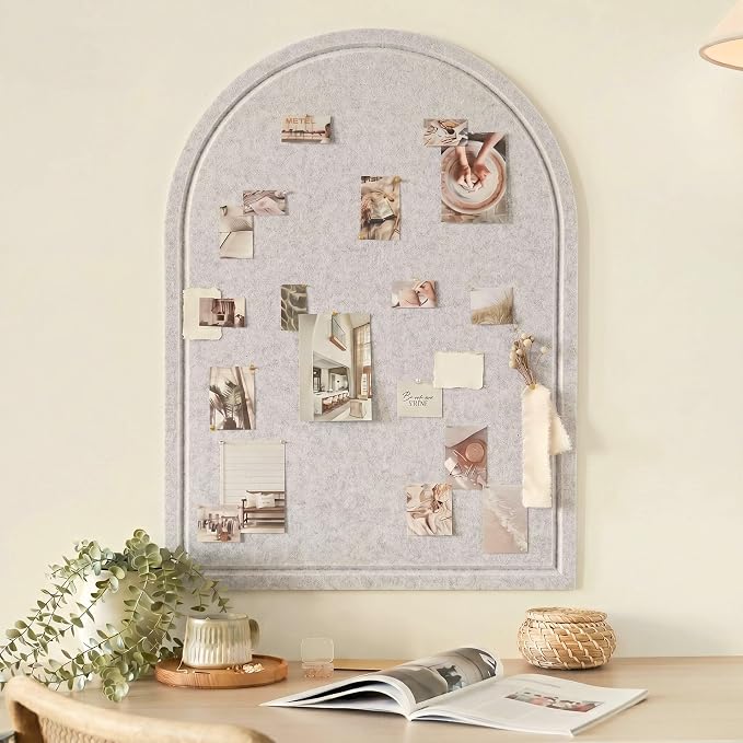 Large Arched Felt Bulletin Board by ZICOTO