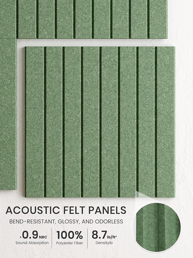 Bumusty Large Cork Board Alternative-36 x 24" Felt Bulletin Board Tiles - Image 3
