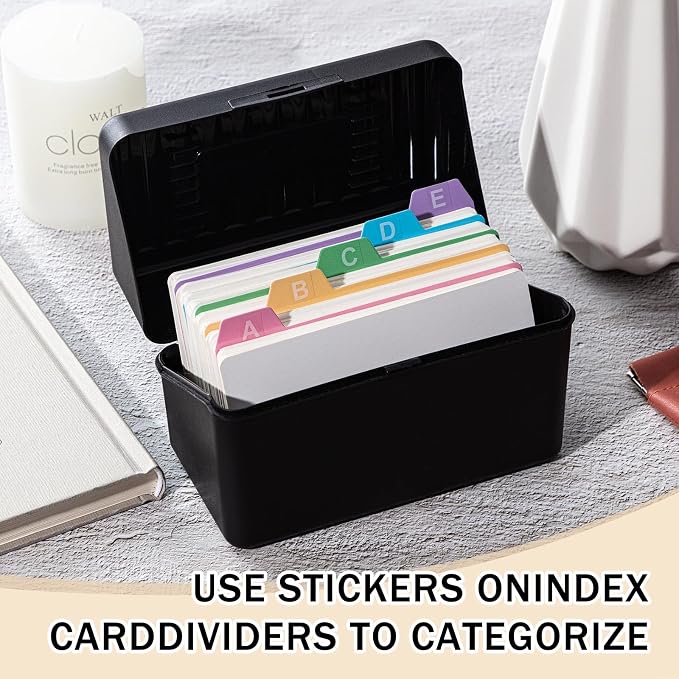 Harloon 50 Pack 3 x 5 Inch Index Card Dividers - Image 5