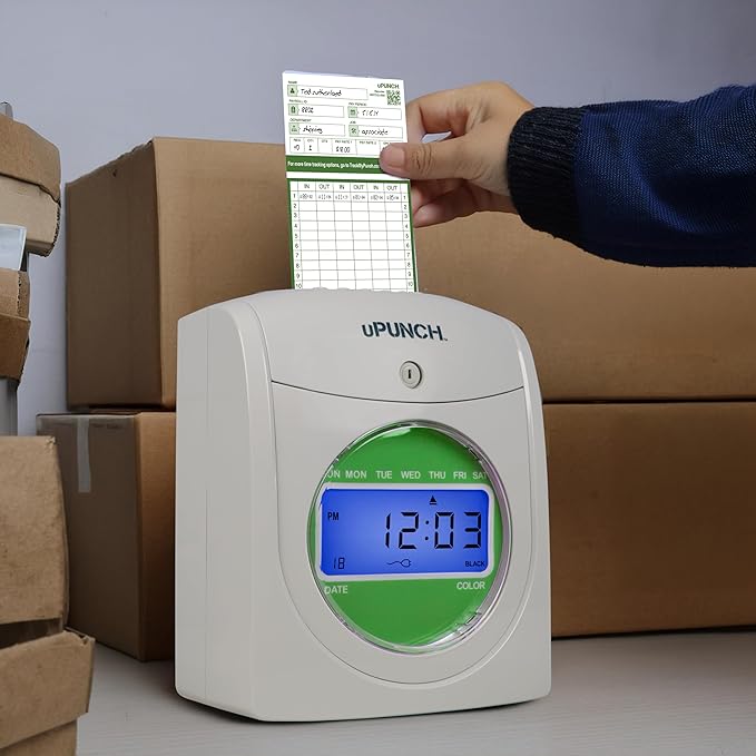 100 uPunch Time Cards for HN3000-DeskLoop Office