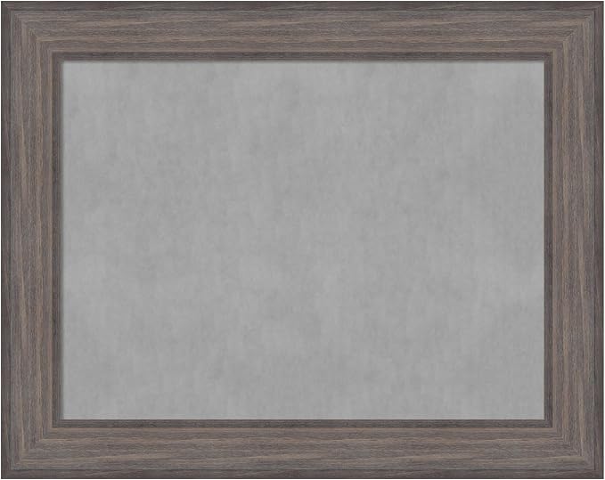 Amanti Art Grey Framed Magnetic Board 23x29 Medium Vision Board by AmantiArt