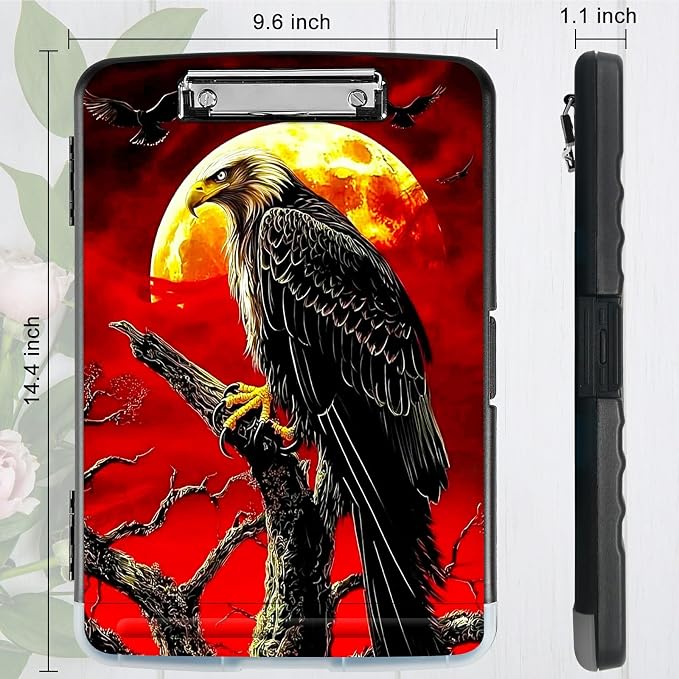 Red Sky Eagle A4 Clipboard - Image 3