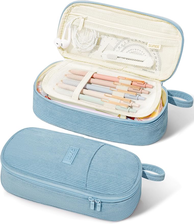 SUNEE Cute Pencil Case, Large Pencil Pouch, Aesthetic Big Pencil Bag by SUNEE