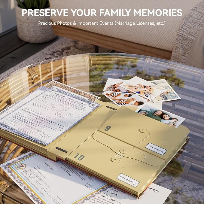 ABC life Important Document Organizer, Expanding File - Image 8