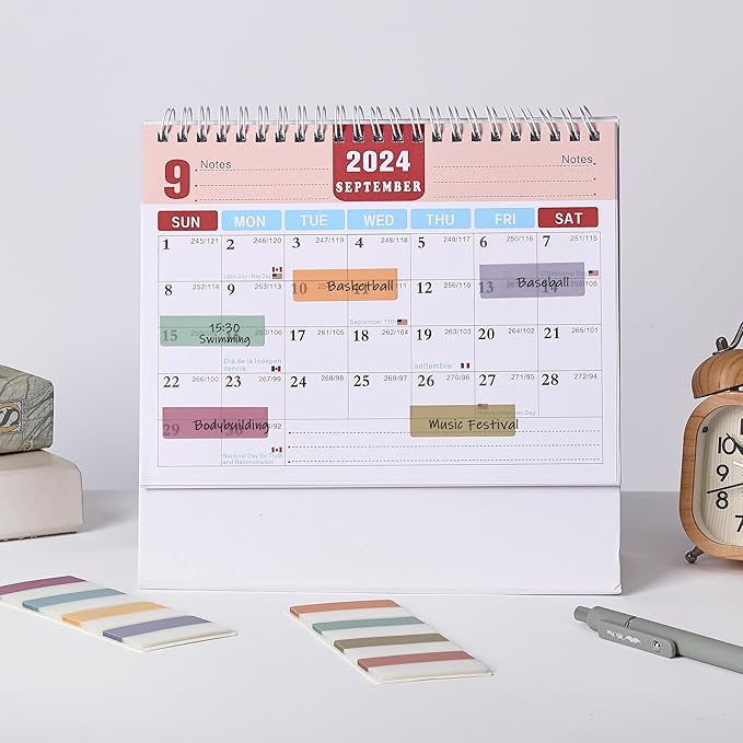 Mr. Pen- Sticky Index Tabs, 240 Pcs, Colorful Sticky Tabs for Notebooks, Page Markers, Page Tabs for Binders, Page Tabs Sticky Tabs for Books, Notebook Tabs, Book Sticky Tabs for Notebooks-DeskLoop Office