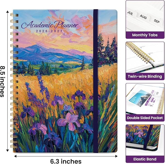 Planner 2026-2027, Academic Year Monthly and Weekly Calendar Planner, Jul 2026 - Image 4