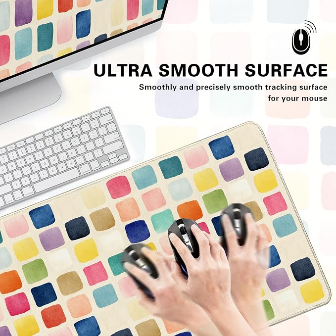 Desk Cover Mat, XXL Large Mouse Pad, Computer Laptop Cute Mat Desk Decor - Image 3
