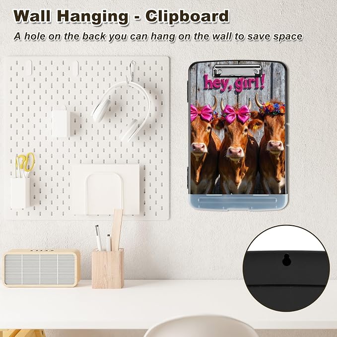 Clipboard with Storage, Nursing Clip Board 8.5 x 11 Storage Organization Box - Image 7