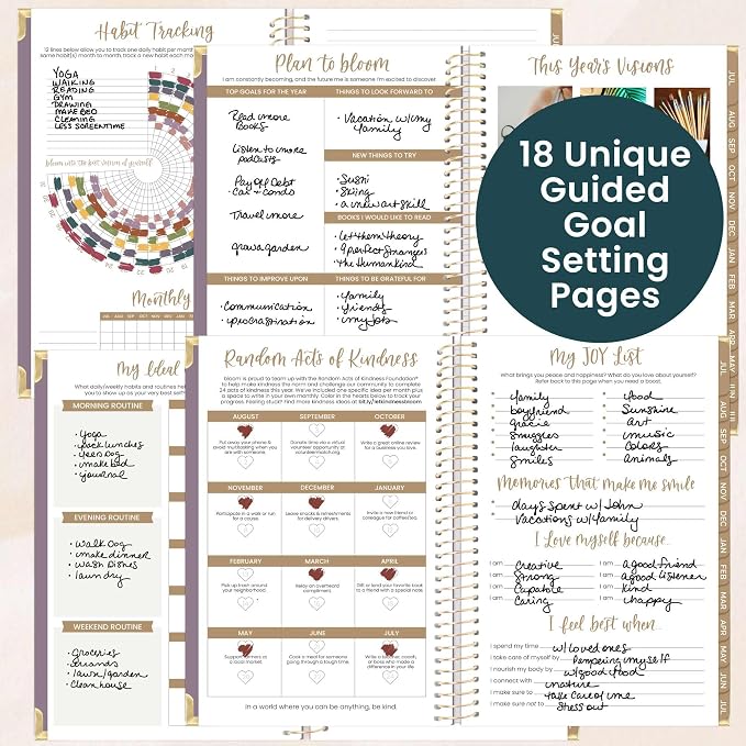 bloom daily planners HARDCOVER Planner 2026-2027 Academic Year 13 Months - Image 4