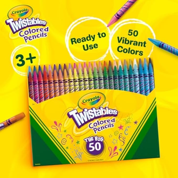 Crayola Twistables Colored Pencil Set, Cool Back to School Supplies - Image 6