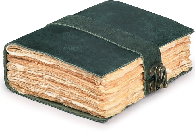 LEATHER VILLAGE Leather Bound Vintage Journal by LeatherVillage