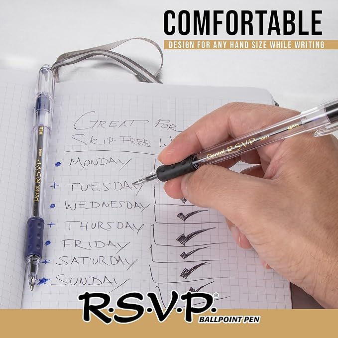 Pentel RSVP Ballpoint Pen, Medium Line - Image 4