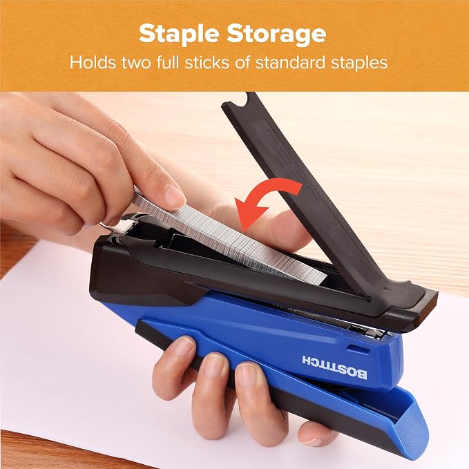 Bostitch Office InPower Spring-Powered Desktop Stapler, 20 Sheet Capcity - Image 6