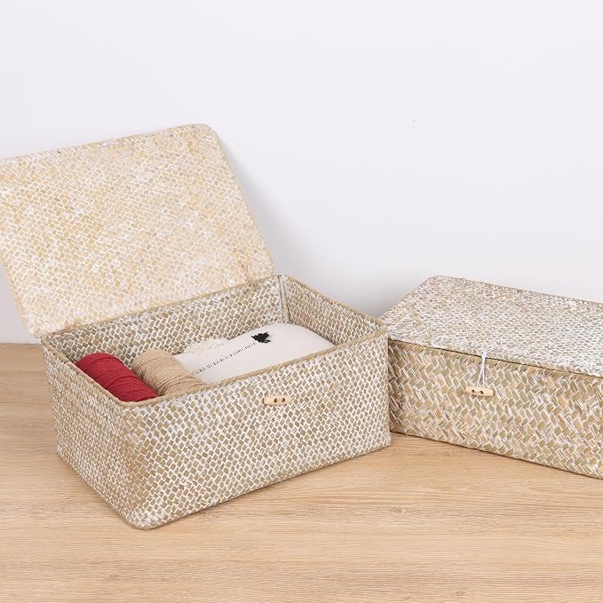 FEIALNDUO Wicker Shelf Baskets - Image 6