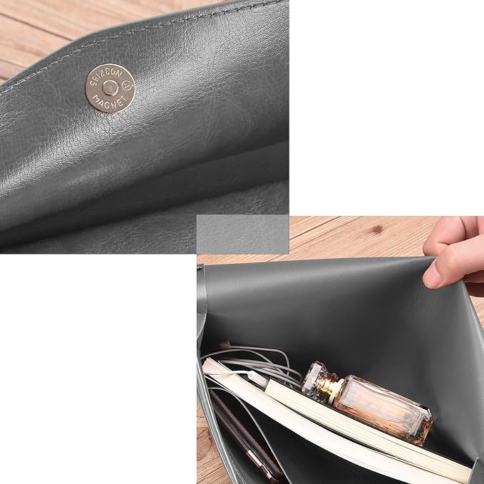 PU Leather A4 File Folder Document Holder Envelope Folder Case - Image 6