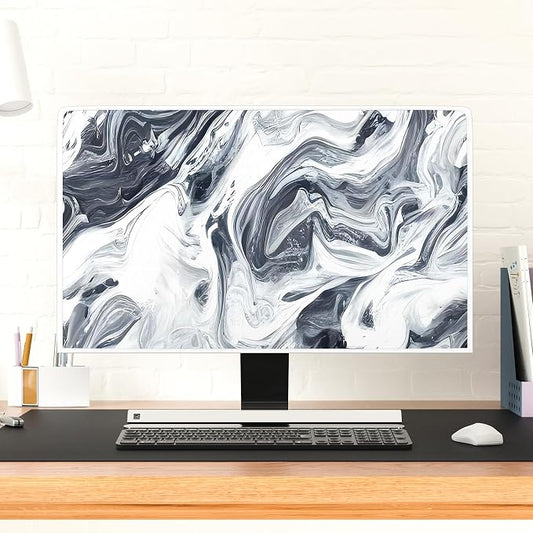 Baocicco Abstract Gray Marble Waterproof 22, 25 Inch Anti-Static Dustproof - Image 2