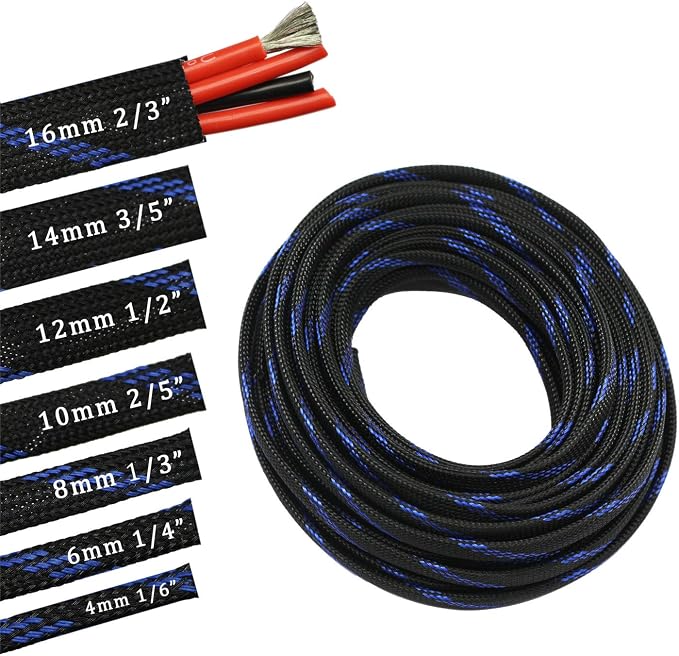 30ft PET Expandable Sleeving Wire Cable Sleeve - Image 4