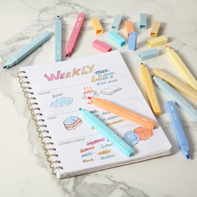 Mr. Pen- Aesthetic Highlighters No Bleed, 10 Pack, Cute Highlighters Assorted - Image 6