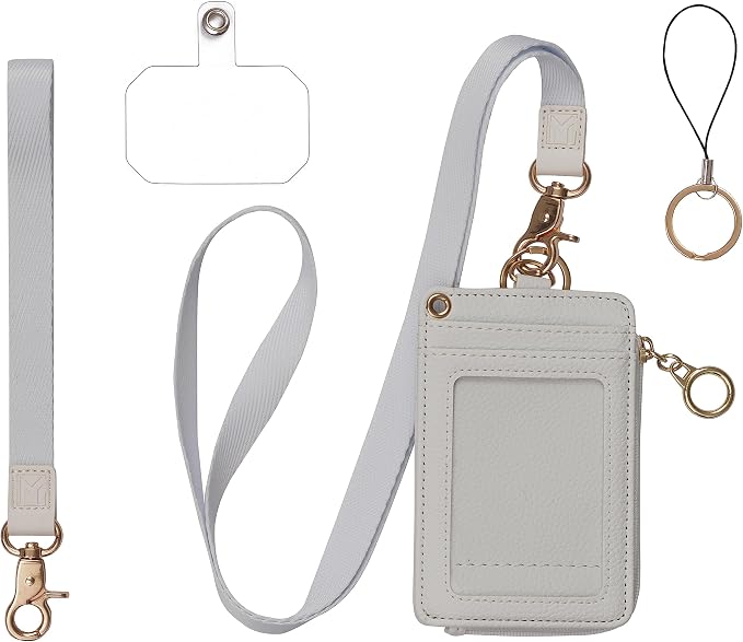 MONDO DESIGNS 2-in-1 ID Badge Holder & Lanyard Wallet by MondoDesigns