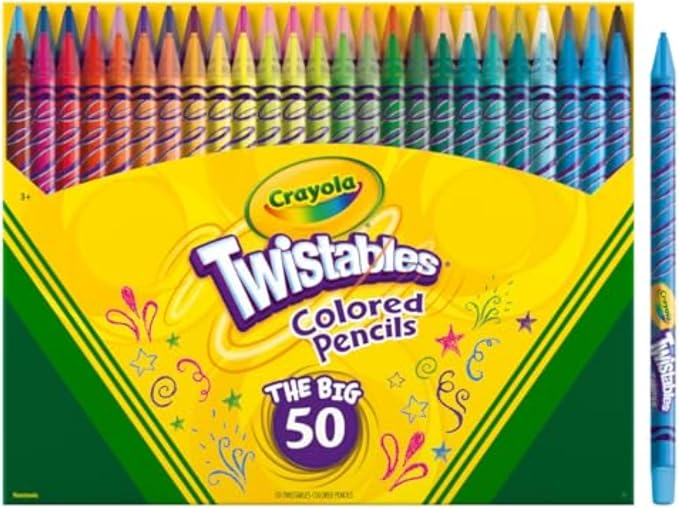 Crayola Twistables Colored Pencil Set, Cool Back to School Supplies - Image 2