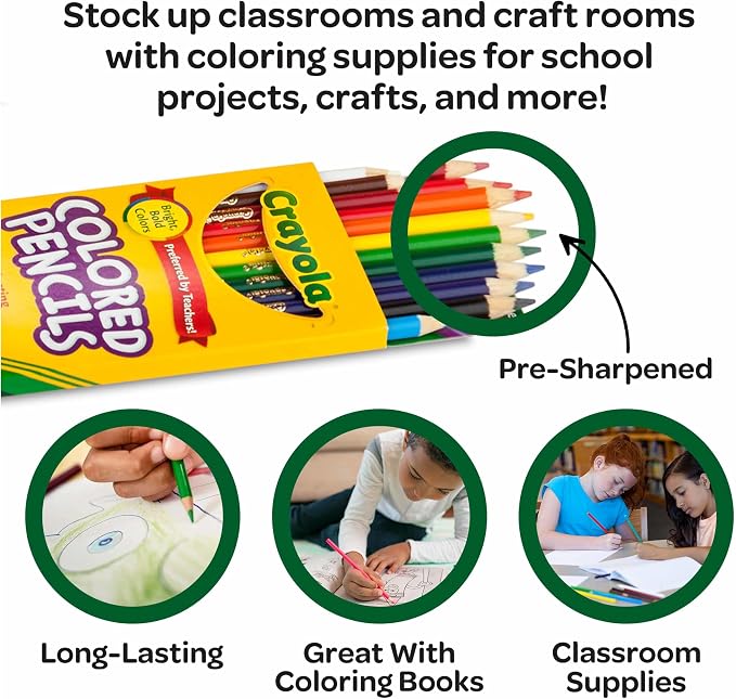 Crayola Bulk Colored Pencils for Kids - Image 4