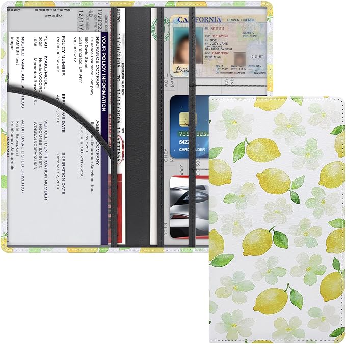 LumiMokki Premium Car Registration & Insurance Card Holder by LumiMokki