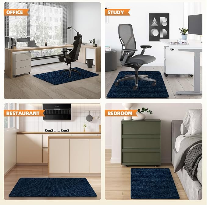 Office Chair Mat for Hardwood Floors 48"x36", Durable Non-Slip Large Tile Floor - Image 4