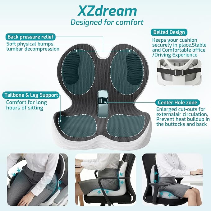 Ergonomic Seat Cushion, Office Chair Cushion - Image 3
