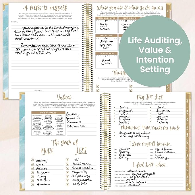 bloom daily planners 2026 Hardcover Calendar Year Goal & Vision Planner - Image 5