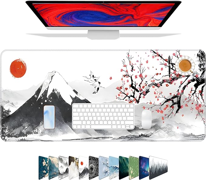 Galdas Mouse Pad for Gaming, Japanese Desk Mat, XXL XL Large Mouse Mat Long by Galdas