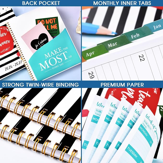 2026-2027 Teacher Planner, Lesson Planner 2026-2027, 8.5" x 11" | July 2026 - Image 7