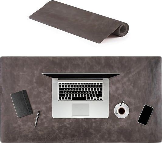 Node Leather - Genuine Leather Desk Mat - Executive Real Leather Desk Pad - by NodeLeather