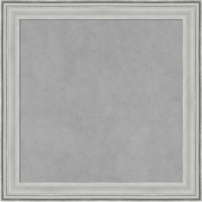 Amanti Art Silver Framed Magnetic Board 19x19 Small Vision Board by AmantiArt