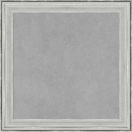 Amanti Art Silver Framed Magnetic Board 19x19 Small Vision Board by AmantiArt