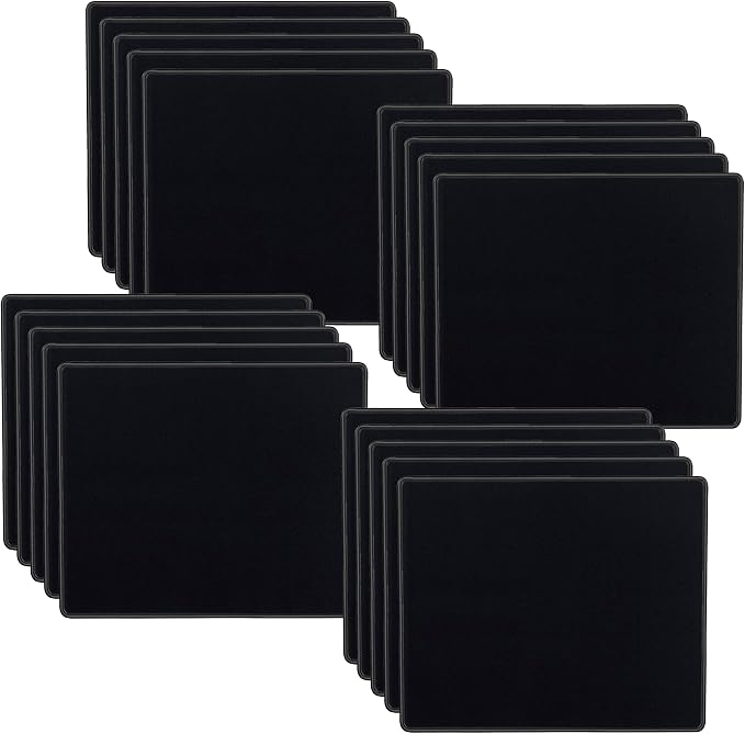 SaiTech IT 20 Pack Waterproof Mouse Pad, 8.66x7.1 inch, non-slip rubber by SaiTechIT