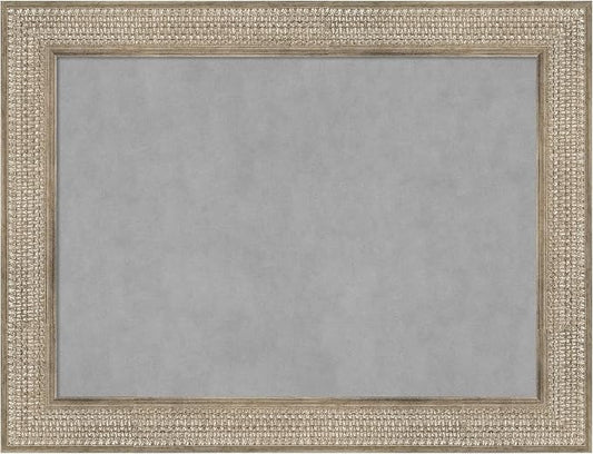 Amanti Art Silver Framed Magnetic Board 26x34 Medium Vision Board by AmantiArt