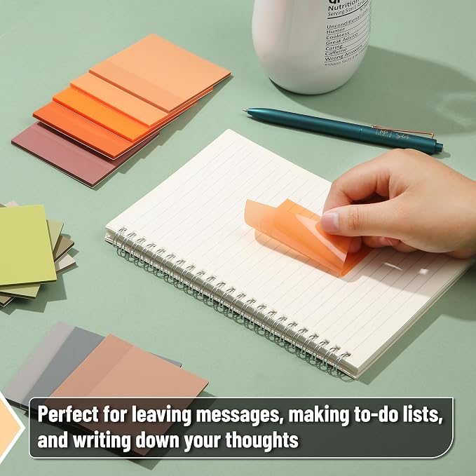 Mr. Pen- Transparent Sticky Notes, 12 Pads, 600 Sheets | See Through - Image 6