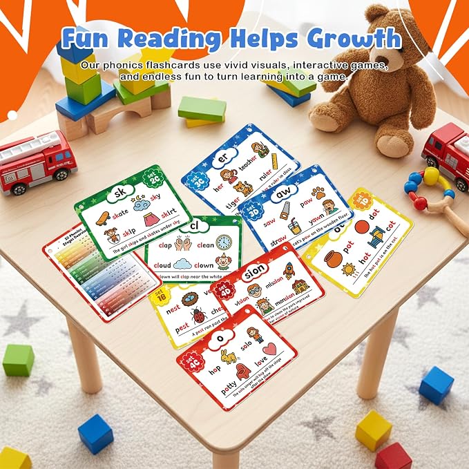 Phonics Flash Cards, Sight Words Flash Cards - Image 4