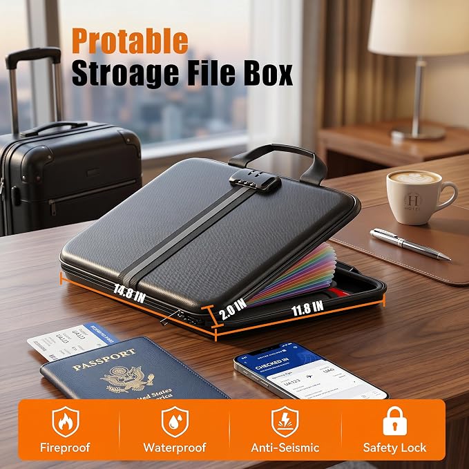 Fireproof Document Organizer - Image 6