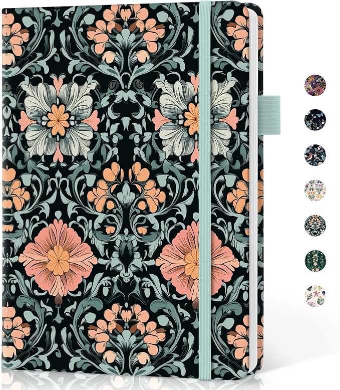 Taja Lined Journal Notebook for Women & Men, Hardcover Leather Journal for by Taja