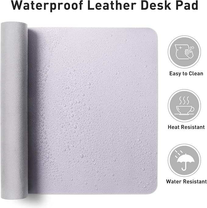 Aothia Faux Leather Desk Mat - Image 7